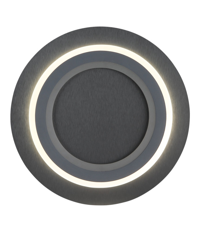 Jayden Integrated LED Decorative Flush Ceiling Light, Matt Black 3000-6500K