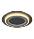 Jayden Integrated LED Decorative Flush Ceiling Light, Matt Black 3000-6500K