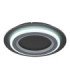 Jayden Integrated LED Decorative Flush Ceiling Light, Matt Black 3000-6500K
