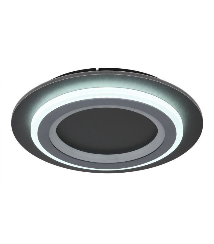 Jayden Integrated LED Decorative Flush Ceiling Light, Matt Black 3000-6500K