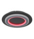 Jayden Integrated LED Decorative Flush Ceiling Light, Matt Black 3000-6500K