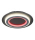 Jayden Integrated LED Decorative Flush Ceiling Light, Matt Black 3000-6500K