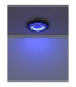 Jayden Integrated LED Decorative Flush Ceiling Light, Matt Black 3000-6500K