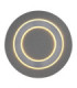 Jayden Ring Integrated LED Decorative Flush Ceiling Light Anthracite Brushed 3000K-3