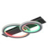 Jayden Twin Ring Integrated Led Semi Flush Ceiling Light, Matt Black 3000-6500K