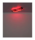 Jayden Twin Ring Integrated Led Semi Flush Ceiling Light, Matt Black 3000-6500K
