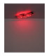 Jayden Tripple Ring Integrated Led Semi Flush Ceiling Light, Matt Black 3000-6500K