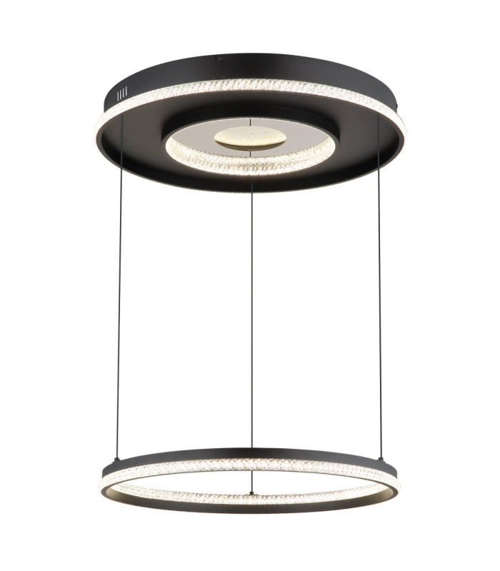 Marsh Integrated Led Pendant Ceiling Light Matt Black 2700-6500K-1