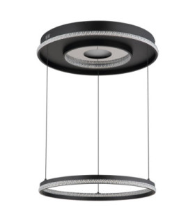 Marsh Integrated Led Pendant Ceiling Light Matt Black 2700-6500K-2