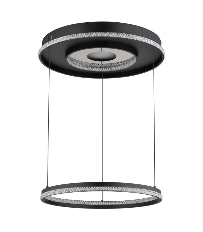 Marsh Integrated Led Pendant Ceiling Light Matt Black 2700-6500K-2