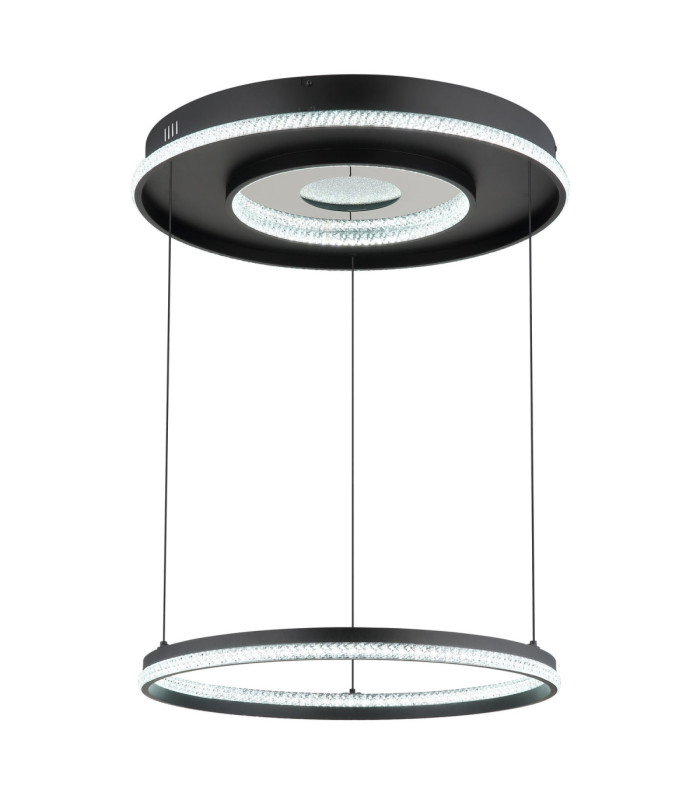 Marsh Integrated Led Pendant Ceiling Light Matt Black 2700-6500K-4