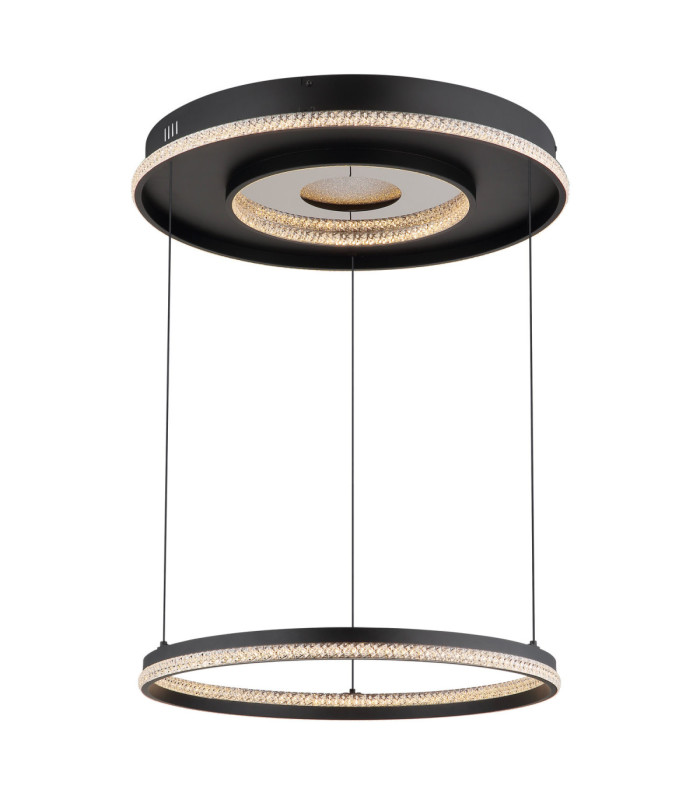 Marsh Integrated Led Pendant Ceiling Light Matt Black 2700-6500K-10