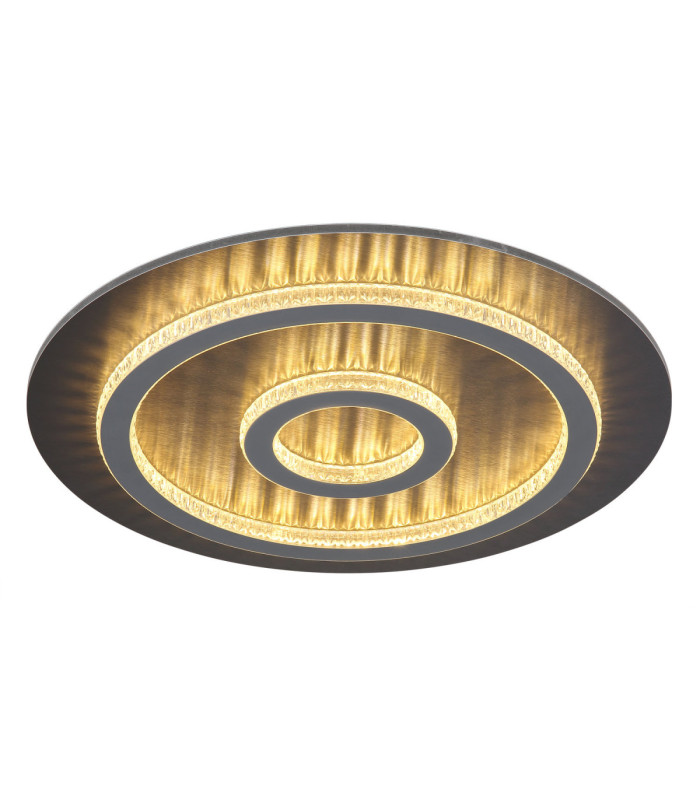 Jayden Integrated Led Semi Flush Ceiling Light Grey 3000-6500K-4