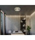 Jayden Integrated Led Semi Flush Ceiling Light Grey 3000-6500K-8