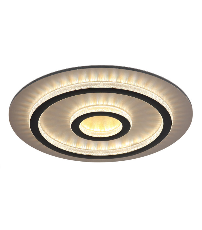 Jayden Integrated Led Semi Flush Ceiling Light Matt Black 3000-6500K-1