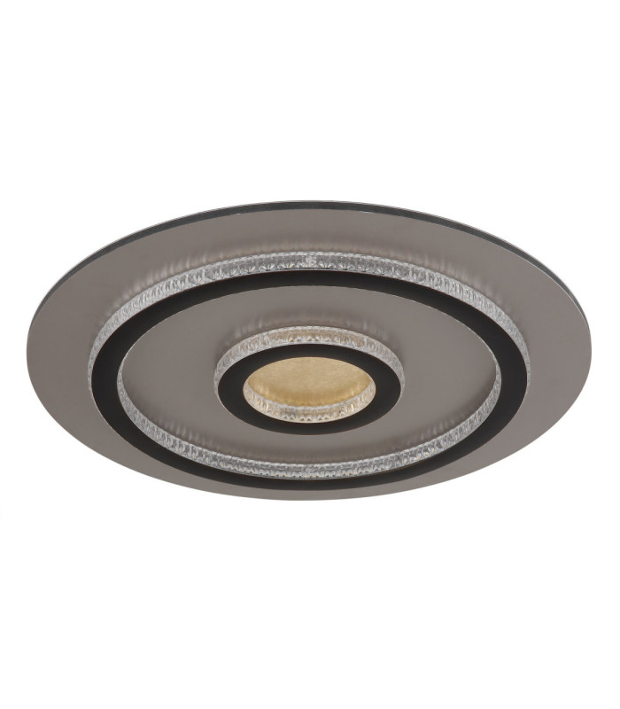 Jayden Integrated Led Semi Flush Ceiling Light Matt Black 3000-6500K-2