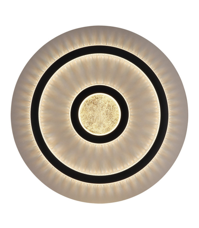 Jayden Integrated Led Semi Flush Ceiling Light Matt Black 3000-6500K-3