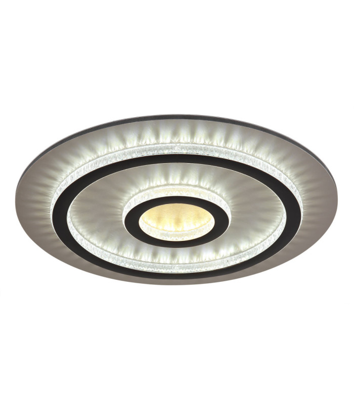 Jayden Integrated Led Semi Flush Ceiling Light Matt Black 3000-6500K-5