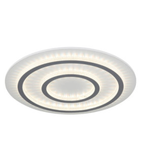 Jayden Integrated Led Semi Flush Ceiling Light Matt White 3000-6500K-1