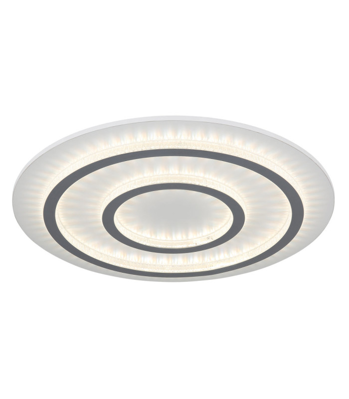 Jayden Integrated Led Semi Flush Ceiling Light Matt White 3000-6500K-1
