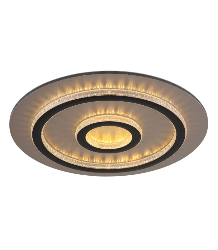 Jayden Integrated Led Semi Flush Ceiling Light Matt Black 3000-6500K-9