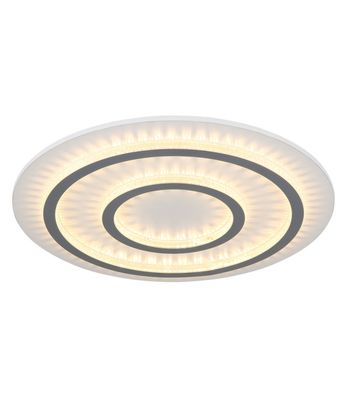 Jayden Integrated Led Semi Flush Ceiling Light Matt White 3000-6500K-4