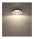Jayden Integrated Led Semi Flush Ceiling Light Matt White 3000-6500K-6