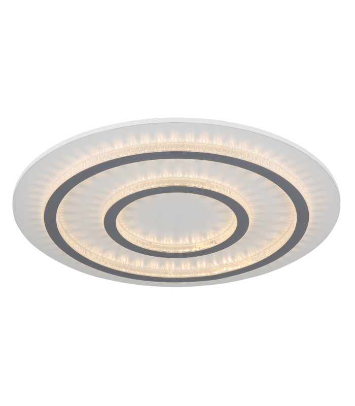 Jayden Integrated Led Semi Flush Ceiling Light Matt White 3000-6500K-9