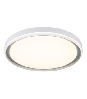 Janice 50cm Integrated Led Semi Flush Ceiling Light Matt White 2x RGBW Integrated LED 3000-4000-6000K-1