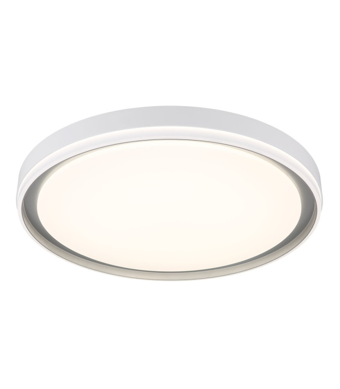 Janice 50cm Integrated Led Semi Flush Ceiling Light Matt White 2x RGBW Integrated LED 3000-4000-6000K-1