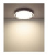 Janice 50cm Integrated Led Semi Flush Ceiling Light Matt White 2x RGBW Integrated LED 3000-4000-6000K-9