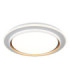 Janice 60cm Integrated Led Semi Flush Ceiling Light Matt White 2x RGBW Integrated LED 3000-4000-6000K-1
