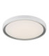 Janice 50cm Integrated Led Semi Flush Ceiling Light Matt White 2x RGBW Integrated LED 3000-4000-6000K-13