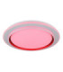 Janice 60cm Integrated Led Semi Flush Ceiling Light Matt White 2x RGBW Integrated LED 3000-4000-6000K-6
