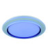 Janice 60cm Integrated Led Semi Flush Ceiling Light Matt White 2x RGBW Integrated LED 3000-4000-6000K-8
