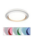 Janice 60cm Integrated Led Semi Flush Ceiling Light Matt White 2x RGBW Integrated LED 3000-4000-6000K-11