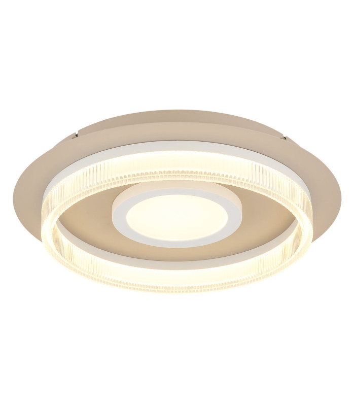 Marlenne Integrated Led Semi Flush Ceiling Light Matt White 3000K-1