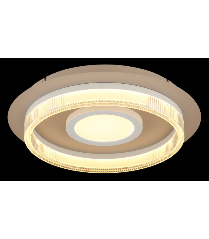 Marlenne Integrated Led Semi Flush Ceiling Light Matt White 3000K-4