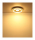 Marlenne Integrated Led Semi Flush Ceiling Light Matt White 3000K-5