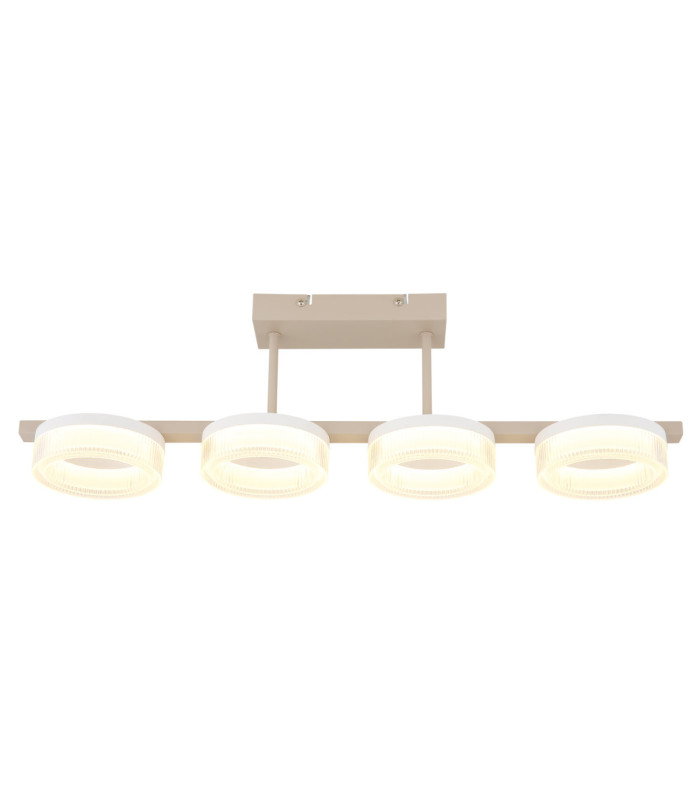 Marlenne Bar Integrated Led Pendant Ceiling Light Matt Sand Colour 3000K-3