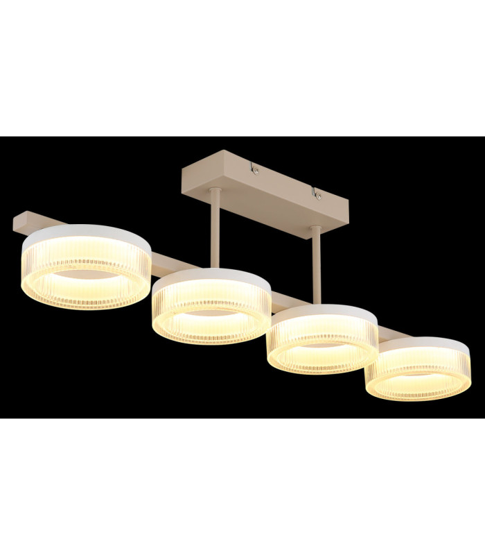 Marlenne Bar Integrated Led Pendant Ceiling Light Matt Sand Colour 3000K-4