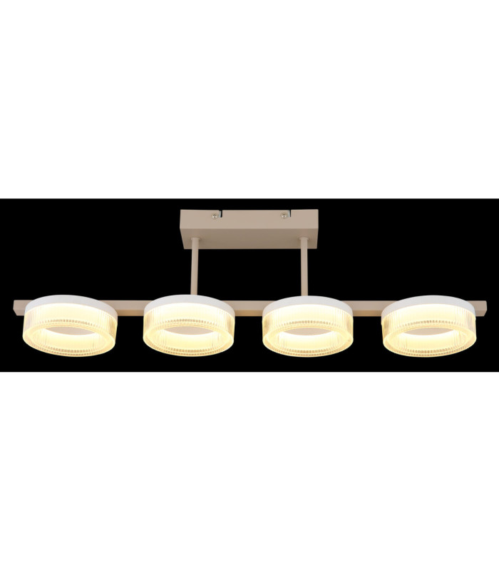 Marlenne Bar Integrated Led Pendant Ceiling Light Matt Sand Colour 3000K-5