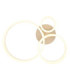 Marlenne Triple Ring Integrated Led Semi Flush Ceiling Light Matt Sand Colour 3000K-3