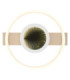 Marlenne Integrated Led Semi Flush Ceiling Light Matt Sand Colour 3000K-4