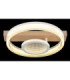 Marlenne Integrated Led Semi Flush Ceiling Light Matt Sand Colour 3000K-6