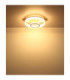 Marlenne Integrated Led Semi Flush Ceiling Light Matt Sand Colour 3000K-8
