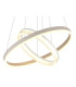Marlenne Twin Ring Integrated Led Pendant Ceiling Light Matt Sand Colour 3000K-3