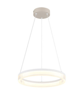 Marlenne Ring Integrated Led Pendant Ceiling Light Matt Sand Colour 3000K-1