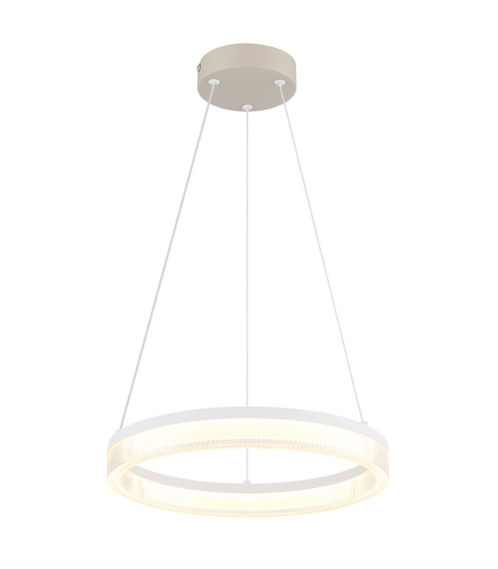 Marlenne Ring Integrated Led Pendant Ceiling Light Matt Sand Colour 3000K-1
