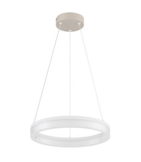 Marlenne Ring Integrated Led Pendant Ceiling Light Matt Sand Colour 3000K-2